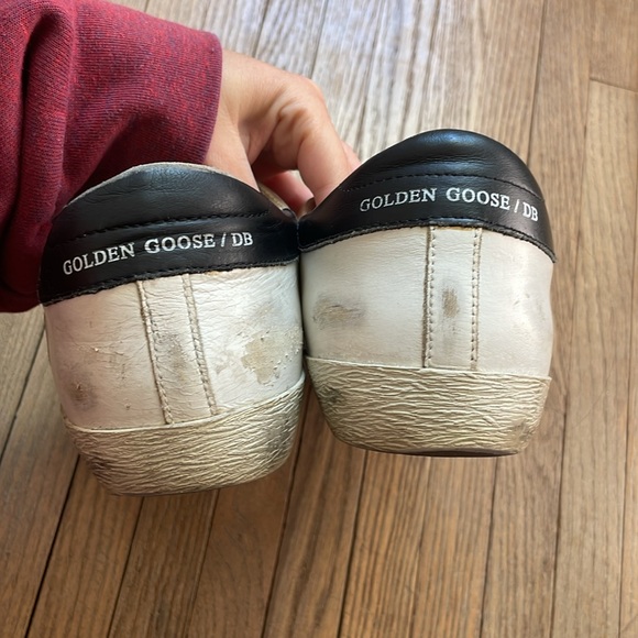 Golden Goose Superstar distressed mesh sneakers size 7.5 - Picture 2 of 11